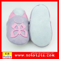 New arrival pink butterfly moccasins soft flat embroidered new spring shoes for baby
